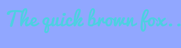 Image with Font Color 4DD0E1 and Background Color 91A7FF